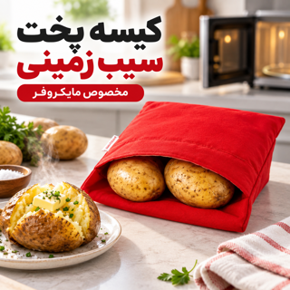 کیسه پخت سیب زمینی مایکروفری Potato Express قابل شستشو و چندبار مصرف