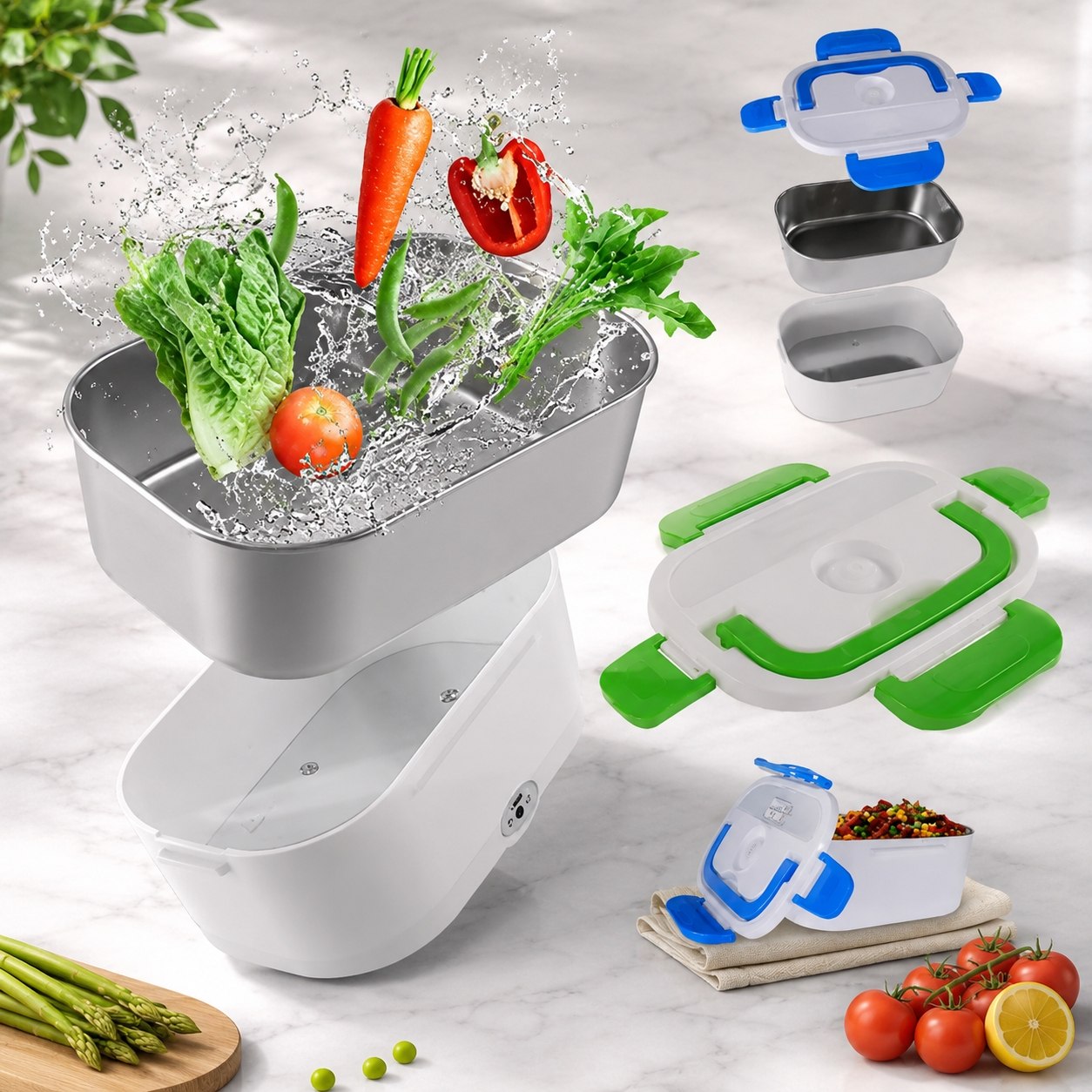 ظرف غذا برقی حرارتی داخل استیل اصلی