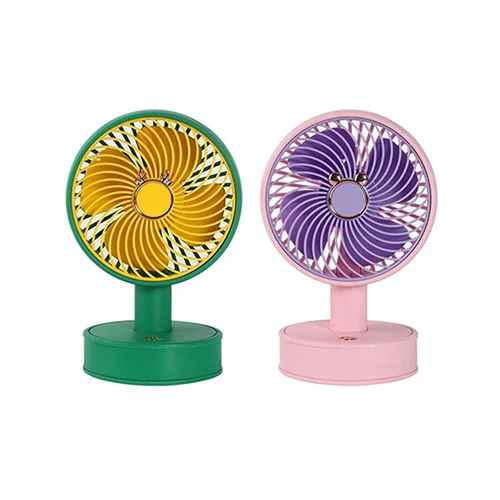مینی پنکه شارژی فانتزی رنگی رومیزی MINI FAN ZB098